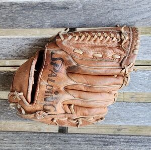 Vintage 1970s Spalding Rich Hebner Left Hander 12.5"  Leather Baseball Glove